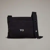 在飛比找momo購物網優惠-【Y-3 山本耀司】Adidas Y-3 LOGO側背包 黑