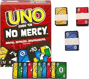FHS Retail UNO Show 'Em No Mercy Card Game | Ruthless & Unapologetic Fun for Adults, Kids & Family Night - Ideal for Parties, Game Nights & Travel