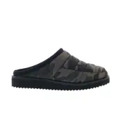 Steve Madden Slide SLID02M1 Mens Green Canvas Slip On Mules Slippers Shoes 7