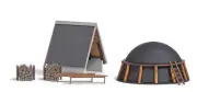 Busch 1678 HO/OO Gauge Charcoal Burning Kiln Kit
