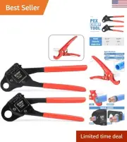 iCrimp Angle PEX Crimping Tool for 1/2-inch & 3/4-inch PEX Copper Crimp Rings...