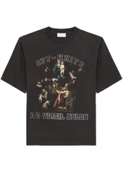 Off-white Mary Skate Printed Cotton T-shirt - Black And White S