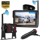 Wireless Camera Reversing Digital Rear View 5" HD Monitor For RVs Trucks Caravan