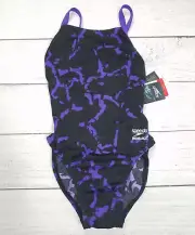 Speedo Endurance Women's Wrack It Up Flyback Swimsuit Size 24