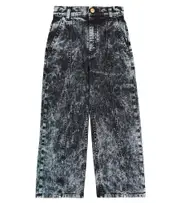 [Balmain Kids] Balmain Kids Wide-leg jeans Y 14 black