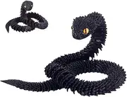 3D Snake - Articulated Fidget Toys | 2 5 Ft 3D Printed Snake with Flexible Joints for Party Home Decoration Birthday Easter Basket