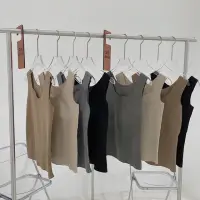 在飛比找momo購物網優惠-【D.studio】韓版雙面絨U領暖暖背心2件組(發熱衣保暖