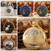 Unique Musical Pocket Watch Playing Swan Lake Song Quartz Fob Watch Gift Ideas