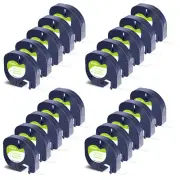 20x Black on White Label Tape Refills for DYMO LetraTag LT100T LT100H 91330 12mm