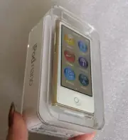 "Brand New" Apple iPod Nano 7th generation (16GB) Sealed Retail Box -- Gold
