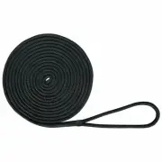 Extreme Max 3006.2126 Nylon Dock Line-1/2"x25',Black