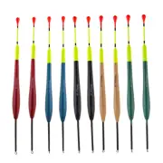 5 Colors Sea Fishing Bobber Kits 6g Long Shot Striking Balsa Wood Rock
