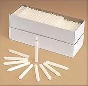 Church Service Memorial Vigil Ceremony Unscented White Candles Box of 100 1/2 x 4 1/4 Inch