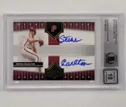 Steve Carlton signed 2005 Donruss Champions #274 Phillies card BAS 10 auto