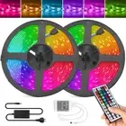 RGB LED Strip Lights 5050 SMD Waterproof 5M 15M 20M 44keys IR Controller
