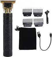 Electric Hair Clipper for Men, T Blade Beard Hair Trimmer, Rechargeable Electric Shaver Haircut Clipper with 4 Guide Combs, Cordless Hair Clipper Shaver Beard Trimmer (#11)