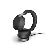 Jabra Evolve2 85 MS Binaural Bluetooth Headset USB-C with Charging Stand