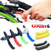 1 Pair MTB Silicone Bike Bicycle Brake Lever Grips Protector Sleeves Covers AU
