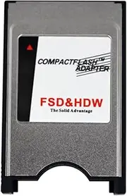 QingManGuo Compact Flash CF to PC Card PCMCIA Adapter Cards Reader for Laptop Notebook