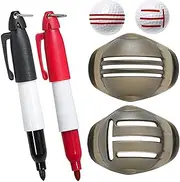 Golf Ball Markers, Golf Ball Lines Drawing Marking Alignment Kits, Golf Ball Alignment Aid Golf Marking Tool For Golf Professions, Novice, And Enthusiast Easy Operations