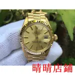 晴晴二手/勞力士 ROLEX 型號6917 金色釘面 18K金女鑽錶 錶徑26MM 2030機芯