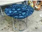 Blue Agate Bar Counter Top, Stunning Center Piece For Your Home Decor Furniture