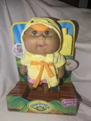 Rare..New in Box Cabbage Patch Kids black Doll lily Emily Bath Rubber Duck
