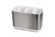 Joseph Joseph EasyStore Stainless Steel Toothbrush Holder Bathroom Caddy Large