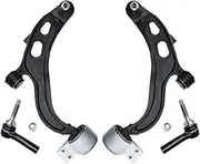 Shuogoufeng Store 4Pcs Front Lower Control Arm Tie Rod Suspension Kit Compatible With FORD Compatible With TAURUS Compatible With FLEX Compatible With LINCOLN Compatible With MKS Compatible With MKT A