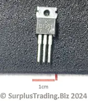 KEC 2SD1351 Silicon NPN Power Transistor 60V 3A 30W TO-220