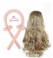 Curling Rod Headband Ribbon Hair Curling Kit Heatless Curls Silk Wave Former NEW