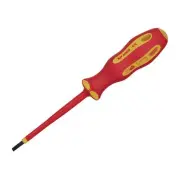 XP1000 VDE Plain Slot Screwdriver 4.0 x 100mm Tested To 10,000V 64414