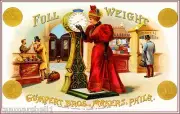 1900's Full Weight Woman Smoke Vintage Cigar Tobacco Box Crate Label Art Print