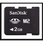 SANDISK M2 2G記憶卡MEMORY STICK MICRO 2GB 記憶卡 保固三個月