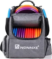 CapsLock disc golf bag, disc golf backpack with capacity for more than 26 discs, lightweight and durable disc golf bags with 8 storage pockets