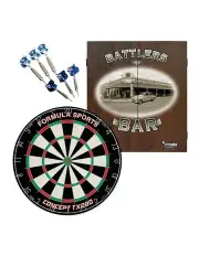 [Formula Sports] Battlers Wall Mountable Cabinet/Dartboard/Dart Set 56cm