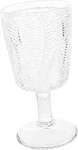 Glass Goblet Wine Cup with Elegant Design for Home Bar and Restaurant Use Decorative Beverage Glass for and More