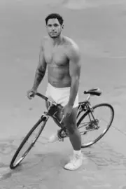 [O540] Handsome Man Cute Model Showing Off Body Male Physique Photography