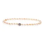 Ladies Bracelet Lancaster Jla-br-sb-1-pe Silver Orange Zircons Sterling Silver 16mm