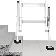 [TOUGHER] Ladder Leveler Pair,Ladder Accessories Tools Working on Stairs, Adjustable Ladder Leveler for Stable Platform and Ground Level for All Surfaces-Standard Version （20"）