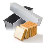 Loaf Pan With Lid Aluminumed Steel Pullman Loaf Pan Non Stick Bread Pan AU