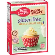 Betty Crocker Bake Smart Gluten Free Vanilla Cupcake Mix 450g