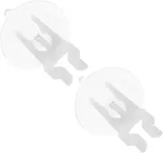 EXHUMKY Led Electronic Candle Light Accessories Window Suction Clamps 2pcs Suction Cup Candle Holders for Parties