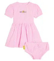 [Off-White Kids] Off-White Kids Baby Funny Flowers cotton dress M 3-6 pink