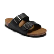 Nevenka Womens Comfort Buckled Slip on Sandal Casual Open Toe Slippers-1