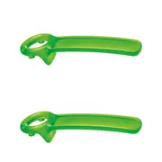 2x Avanti Easy Jar/Bottle Opener made with Durable ABS Plastic - Green