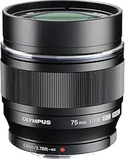 OLYMPUS M.Zuiko Digital ED 75mm F1.8 Lens (Black)