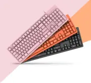 DKS100 Computer Keyboard White Backlit Mechanical Feel Membrane Gaming Keyboard