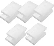 10pcs Cassette Tape Portfolio Cassette Tape Storage Case Plastic Organizing