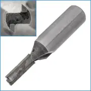 6.35mm x 20mm Carbide Blade Straight Router Bit 1/2" Shank Drill Mill Tool 1/4"